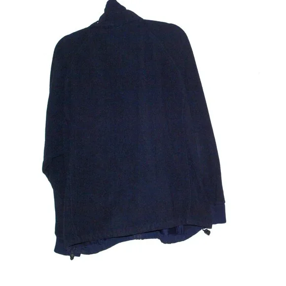 Athletech Blue Long Sleeve Full Zipper Fleece Unisex Jacket XL - Picture 2 of 2